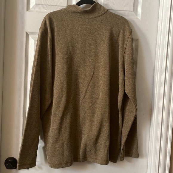 Gap quarter zip pullover, men’s xxl, tan color - Picture 2 of 6